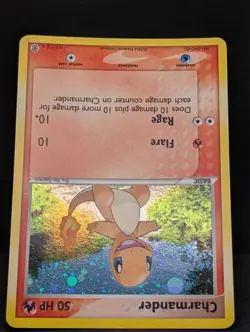 Charmander 113/112 Firered & Leafgreen Holo Secret Rare Pokemon TCG Charizard NM - Image 4