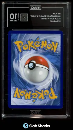 2025 POKEMON SV BLACK BOLT - BLK EN #163/086 N'S PLAN ULTRA RARE TAG 10 - Image 2