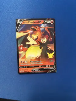 Lance's Charizard v SWSH133 Black Star Promos Holo Pokemon TCG - Image 1
