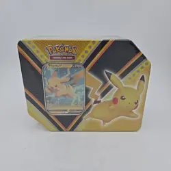 Pokemon 2020 V POWER TINS - Pikachu V - Sealed - Image 1