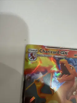Pokemon TCG Charizard GX 9/68 Hidden Fates Holo Full Art Rare Vintage - Image 5