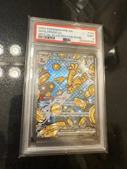PSA 9, 2025 POKEMON PRISMATIC EVOLUTIONS GHOLDENGO ex SPECIAL ILLUSTRATION RARE - Image 1
