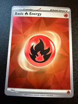 Basic Fire Energy [Holo] #10 Pokemon Scarlet & Violet Energy - Image 1