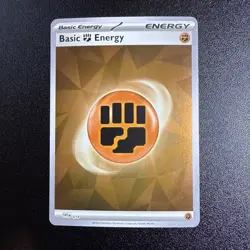 Prismatic Evolutions Basic Fighting Energy Holo #014 - Pokemon TCG - NM - Image 1