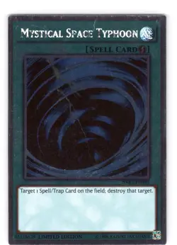 Yu-Gi-Oh Mystical Space Typhoon NKRT-EN040 Limited Edition Platinum Rare MP-LP - Image 1