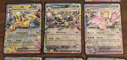 POKEMON TCG Prismatic Evolutions Full Set Of 9 EEVEELUTION EX Rainbow Cards ENG - Image 4
