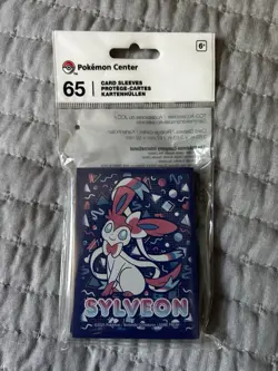 Pokemon Card Pokemon Center Exclusive Card Sleeves 65 Ct Sylveon Sealed - Image 1