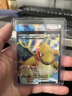 Dragonite EX 2014 Full Art Shimmery 180HP Dragon Type HUGE ERROR CARD - Image 1
