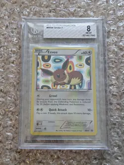 2013 Eevee Black Star Promo Holo Pokemon Card Sylveon Collection BW94 PSA BGS 8 - Image 1