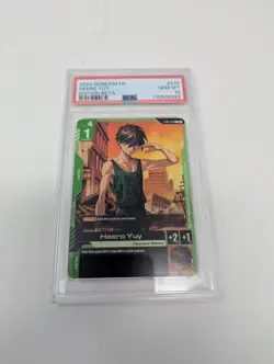 English Gundam Card Game Beta - Heero Yuy ST02-010 - PSA 10 - Image 1