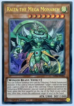 GFP2-EN106 Raiza the Mega Monarch - Ultra Rare 1st Edition Near Mint YuGiOh Card - Image 1