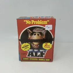 New Box~48 Sealed Wax Packs~1987 Topps~Alf Series 2 Trading Cards & Stickers - Image 1