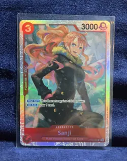 OP10-005 Sanji SR One Piece Card Game Royal Blood TCG English Playset - Image 1