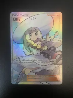 Pokemon TCG Lillie Full Art Holo Card 147/149 SM Base Set - Image 1