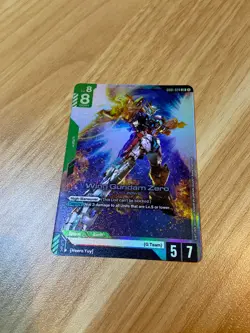 Wing Gundam Zero GD01-024 LR Gundam Card Game Newtype Rising - Image 1