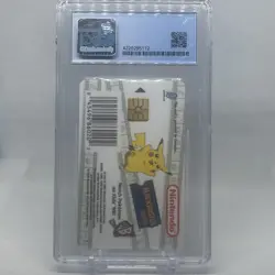 1999 Pokemon Snap Bulbasaur Smart Card Blockbuster Video Nintendo CGC 8.5 - Image 2