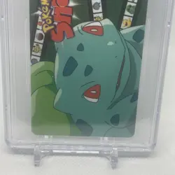 1999 Pokemon Snap Bulbasaur Smart Card Blockbuster Video Nintendo CGC 8.5 - Image 4