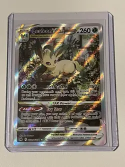 Leafeon VSTAR GG35/GG70 Holo Full Art Pokemon Trading Card - Image 1