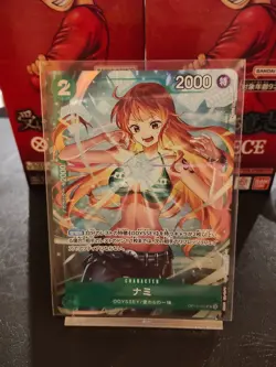 One Piece Card Game Nami OP10-033 Promo SP Pack Saikyo Jump May 2025 Japanese - Image 1