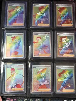 Pokemon Cards Binder Lot! Trainers And GXs! 234 Cards In Total - Image 1