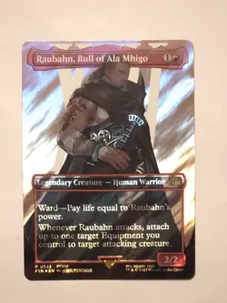 MTG Card: Raubahn, Bull Of Ala Mhigo Rare Surge-Foil Final Fantasy Collectors Ed - Image 1