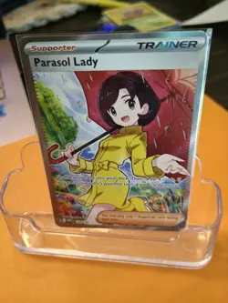 Pokemon TCG Parasol Lady Paradox Rift Ultra Rare Card 238/182 - Image 1