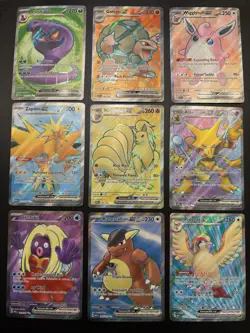 Pokemon TCG - 151 & Obsidian Flames Ex Full Art Lot Of 9 Cards - Image 1