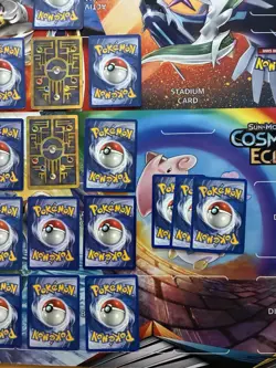 Vintage Pokemon Card Lot WOTC Holo Fire First Edition Shadowless Etc Anicent Mew - Image 5