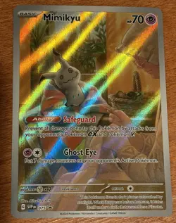 Pokemon Mimikyu 75 SV Scarlet & Violet Promo Card Holo Rare - Image 1