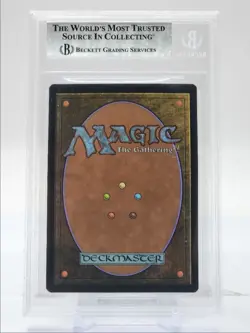 DEMONIC TUTOR 2020 MAGIC THE GATHERING JUDGE GIFT REWARDS BGS 8 Q1739 - Image 2
