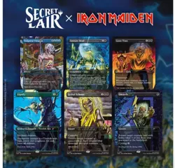 MTG Secret Lair PRESALE Iron Maiden: Album Art non-foil - Image 1