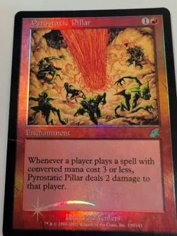1x Pyrostatic Pillar MTG Scourge Foil MP - Image 1