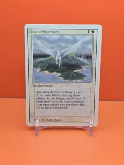 ⚪⚪⚪ 1994 MAGIC The Gathering REVISED 3RD EDITION ISLAND SANCTUARY ⚪⚪⚪ - Image 1