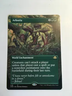 MTG Arboria Pack Fresh Borderless Dominaria Remastered DMR - Image 1