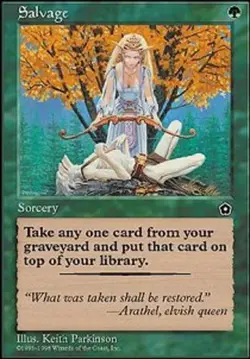 MTG Salvage, Portal Second Age, Damaged, English - Image 1