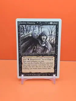 ⚫⚫⚫ 1994 Magic The Gathering ZOMBIE MASTER REVISED 3RD EDITION PLAYED ⚫⚫⚫ - Image 1