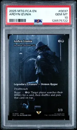 2025 MTG FINAL FANTASY: THROUGH THE AGES #0037 ARDYN IZUNIA PSA 10 - Image 1