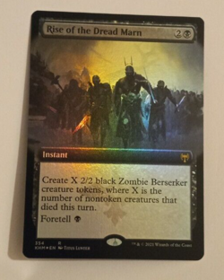 Rise of the Dread Marn Extended Art FOIL NM Kaldheim MTG Magic the Gathering KHM - Image 1
