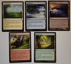 Vivid Land Full Cycle MTG Mixed Sets NM Charge EDH Fixing - Image 1