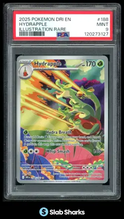 2025 POKEMON SV DESTINED RIVALS - DRI EN #188/182 HYDRAPPLE IR PSA 9 - Image 1