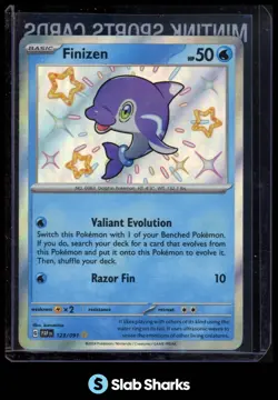 2024 POKEMON SV PALDEAN FATES - PAF EN #123/091 FINIZEN SHINY RARE - Image 1