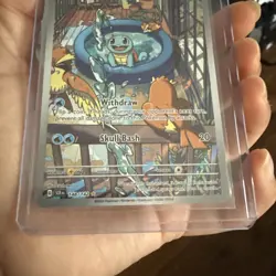 Pokemon TCG Squirtle - Illustration Rare - Stellar Crown - 148/142 - NM - Image 2
