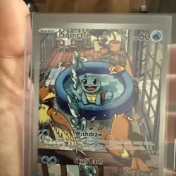 Pokemon TCG Squirtle - Illustration Rare - Stellar Crown - 148/142 - NM - Image 3
