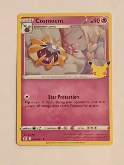 Cosmoem 14/25 Holo Rare 25th Anniversary Celebrations Pokemon TCG NM - Image 1