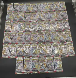 Pokemon Scarlet & Violet Prismatic Evolutions New Sealed Booster Pack Lot Of 56 - Image 1