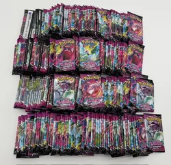 Lot (216) Pokemon TCG Sword Shield Fusion Strike Booster Packs Unsearched Sealed - Image 1