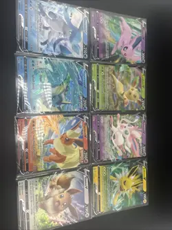 Pokemon TCG Eeveelution Black Star Promo Lot Of 8 SWSH Full Set NM - Image 1