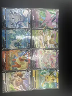 Pokemon TCG Eeveelution Black Star Promo Lot Of 8 SWSH Full Set NM - Image 2