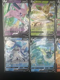 Pokemon TCG Eeveelution Black Star Promo Lot Of 8 SWSH Full Set NM - Image 3