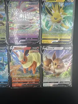 Pokemon TCG Eeveelution Black Star Promo Lot Of 8 SWSH Full Set NM - Image 4